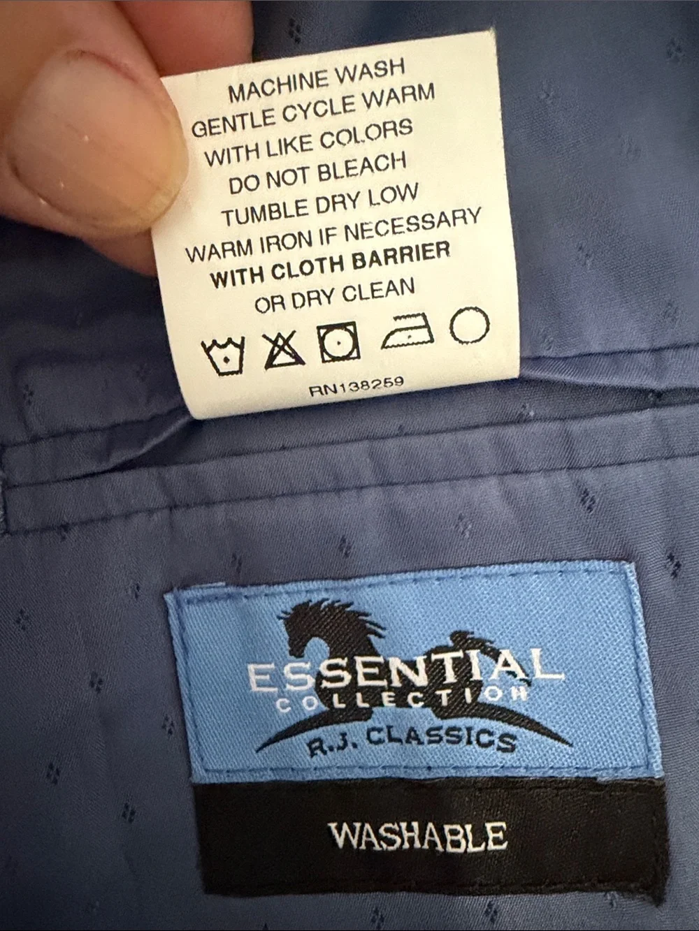 R.J. Classics Girls Essential Collection Equestrian Show Coat – Black Size 10R